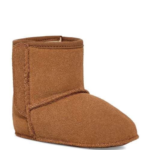UGG Girls' Baby Classic and Lovey Gift Set Crib Shoes (Infant)