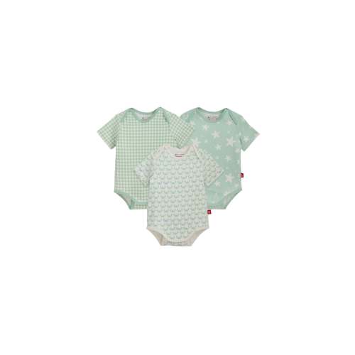 Green Organic 3-Piece Bodysuit Set (Baby Unisex)