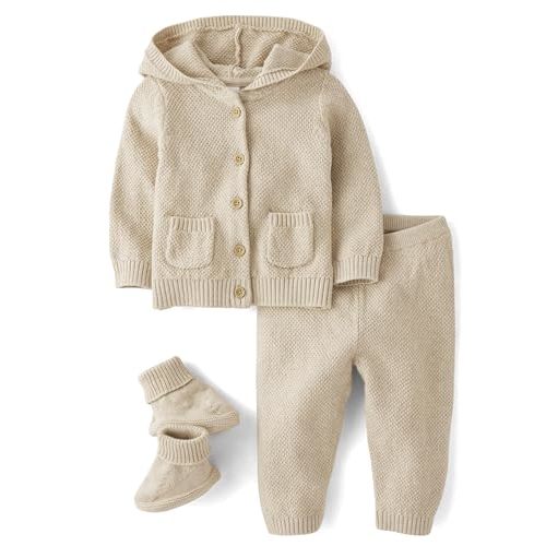 Gymboree unisex-baby Sweater Long Sleeve Top Pants and Socks 3-piece