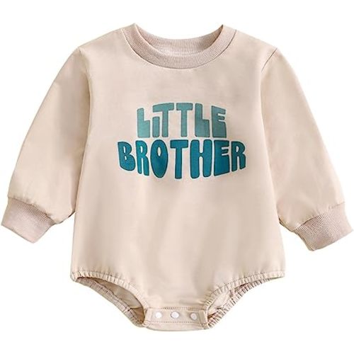Big Brother Little Brother Matching Outfits Toddler Baby Boy Crewneck Sweatshirt Pullover Shirt Fall Clothes