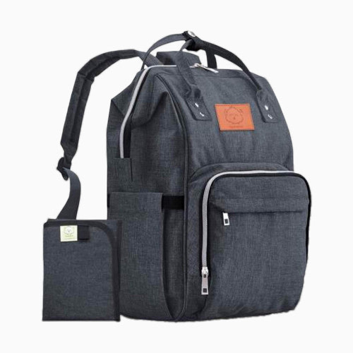KeaBabies Original Diaper Backpack - Mystic Gray