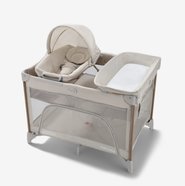 Graco Pack n' Play Close2Baby Seat Lux Playard - Almond