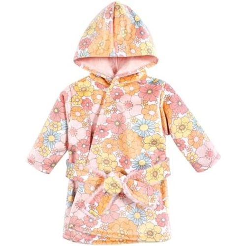 Hudson Baby Unisex Baby Mink with Faux Fur Lining Pool and Beach Robe Cover-ups