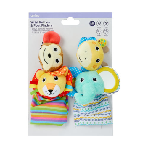 Wrist Rattles and Foot Finders - Anko