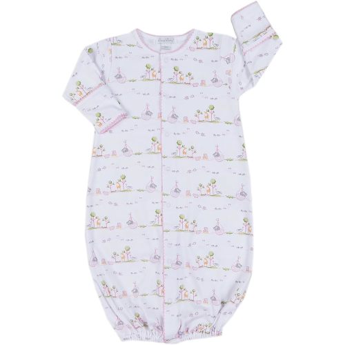 Kissy Kissy Baby Girl Noahs Print Converter Gown - Blue - Pink