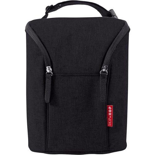 Skip Hop Baby Breastmilk Cooler Insulated Bottle Bag, Grab & Go, Chevron