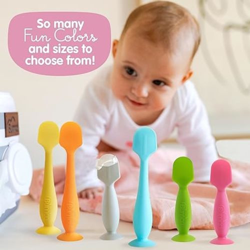 Bumco Diaper Cream Spatula Home & Travel Set - BPA-free Butt Paste Diaper Cream Applicator, Soft Diaper Rash Cream Applicator, Butt Spatula Baby, Mom-Invented Diaper Bag Essentials, 2-Pack
