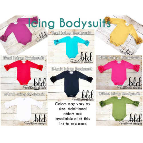 Long Sleeve Icing Bodysuits