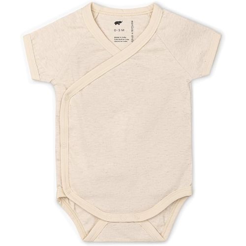 (Newborn) Monica + Andy Unisex-Baby Baby Organic Long Sleeve Lucky Bodysuit