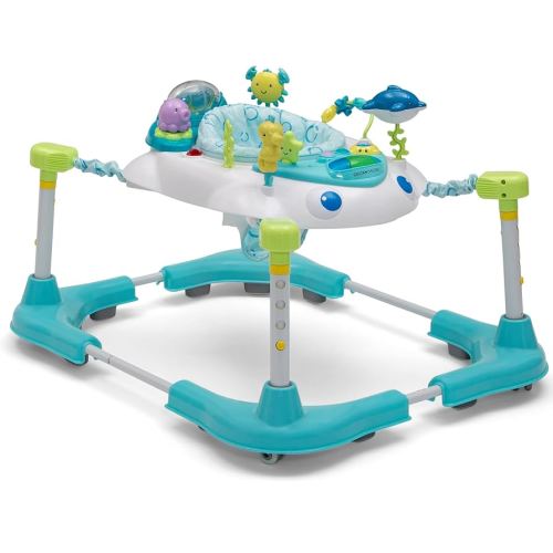 Delta Children Learn2Walk Balancer Baby Walker, Blue Ocean Adventure