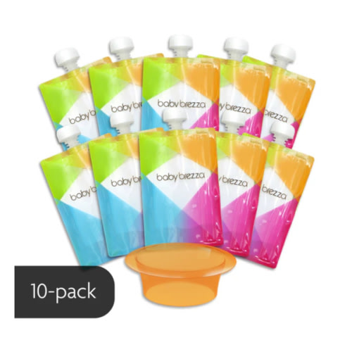Reusable Baby Food Pouches, 10 Pack