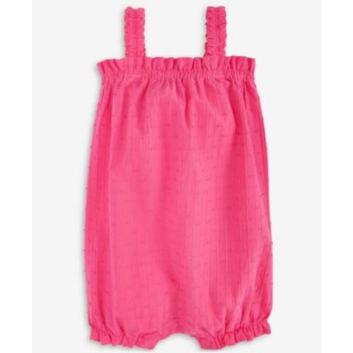 Baby Girls Clip-Dot Cotton Tank Sunsuit, Exclusively at Macy's
