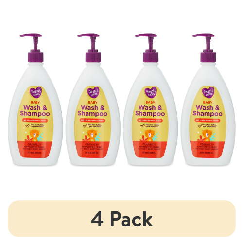 (4 pack) Parent's Choice Baby Wash & Shampoo, 27.1 oz