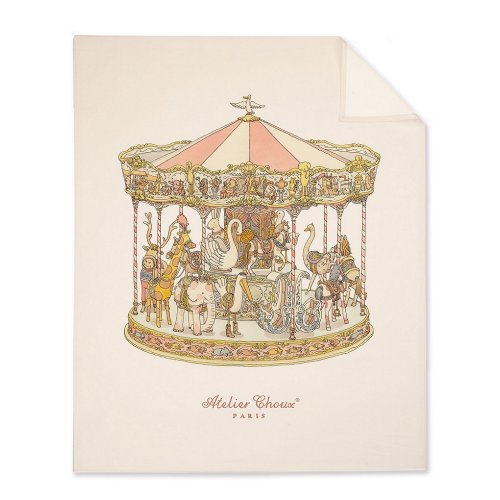 Atelier Choux Paris Carousel Cashmere Baby Blanket