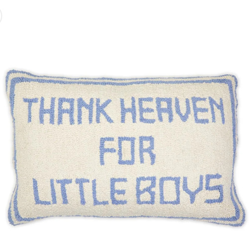Two's Company Thank Heaven Punch Embroidery Decorative Throw Pillow – Smyth Jewelers