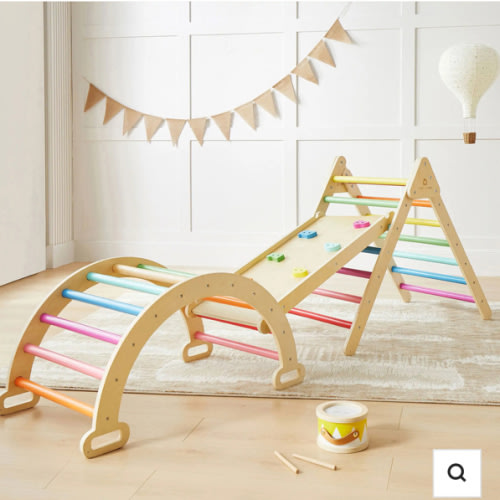 Tiny Land® 7-in-1 Rainbow Climbing Set