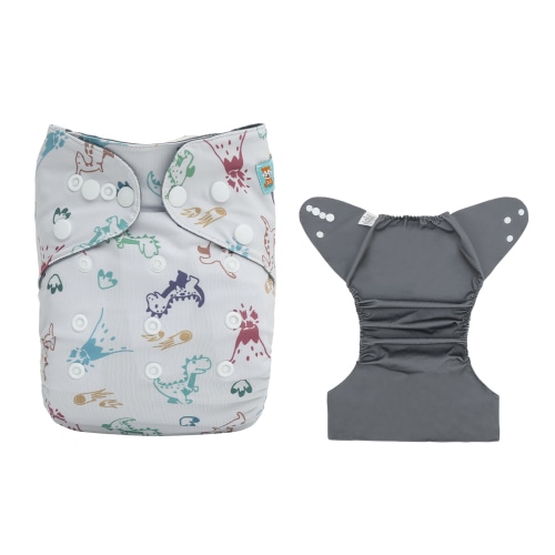 ALVABABY Waterproof Diaper Cover & Swim Diaper – Adjustable Reusable Diaper Shell (CDC-EW43A-WZ)