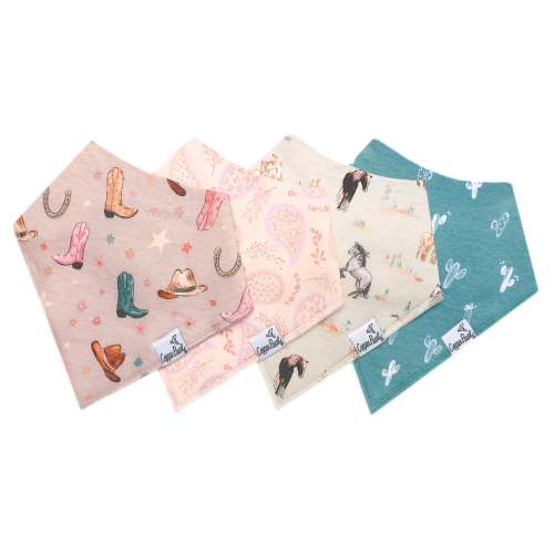 Copper Pearl - Cheyenne Bandana Bib Set (4-pack)