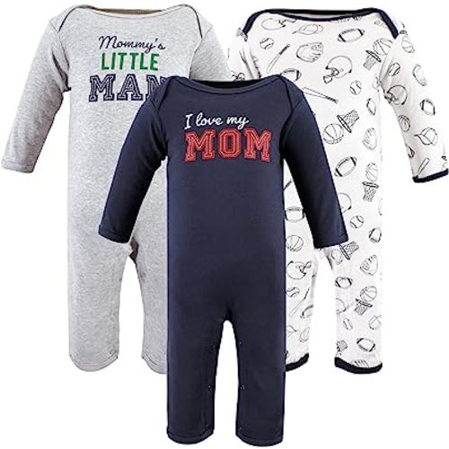 Hudson Baby baby-girls Cotton Coveralls