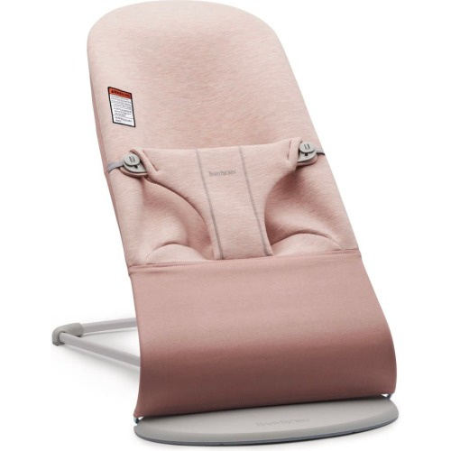 BabyBjörn Bouncer Bliss Convertible Jersey Baby Bouncer, Light Pink