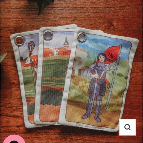 Crinkle Saint Cards