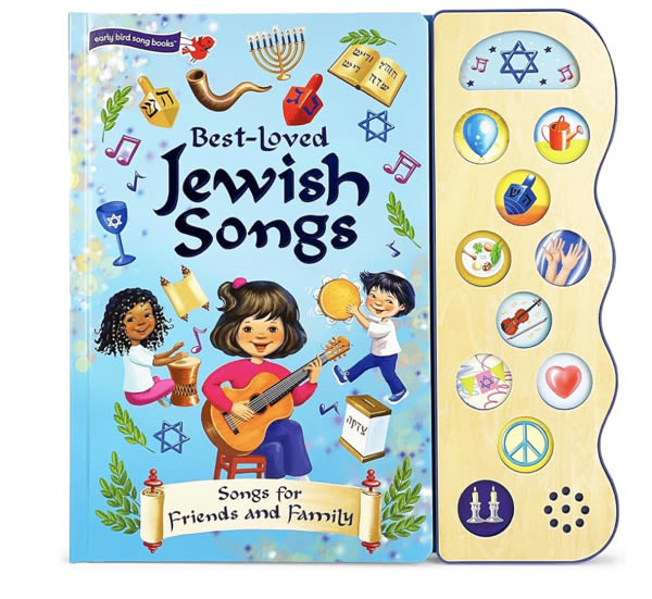 Best-Loved Jewish Songs for Hanukkah, Passover, Shabbat, Rosh Hashanah, Yom Kippur, Sukkot, Purim And More. A Children's Sound Book for Kids