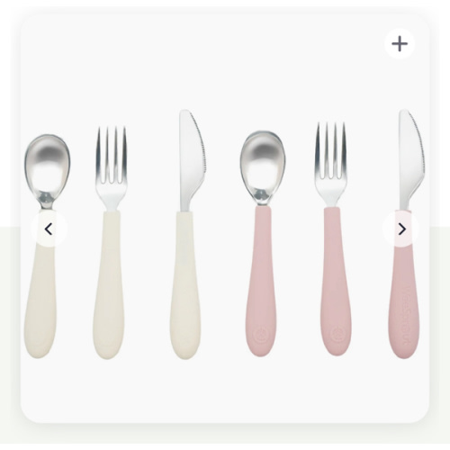 Kids Stainless Steel Utensils Set Silverware 2 Spoons 2 Forks 2 Knives – WeeSprout