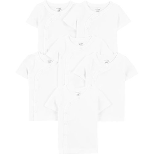 Simple Joys by Carter's Baby 6-Pack Side-snap Short-Sleeve Shirt