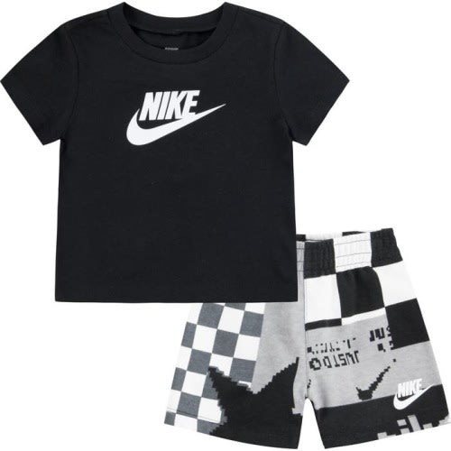 Baby Sportswear Club Lifestyle Graphic T-Shirt & French Terry Shorts, Size: 12M