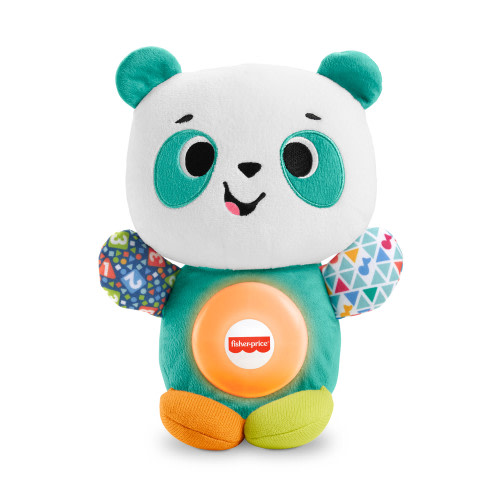 Fisher-Price Linkimals Play Together Panda Interactive Musical Plush Toy for Infant & Toddler