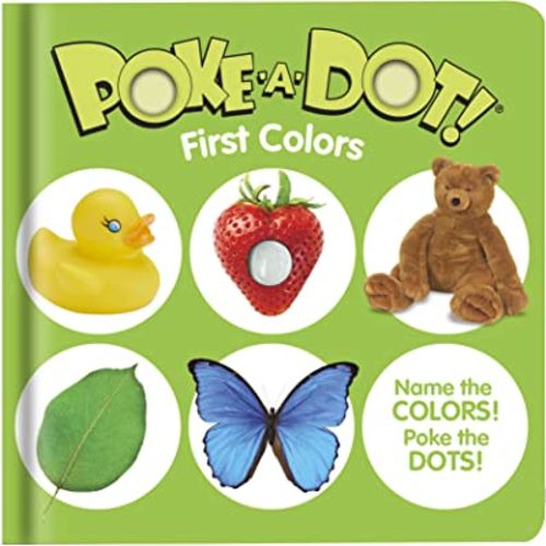 Melissa & Doug Children’s Book – Poke-a-Dot: First Colors (Board Book with Buttons to Pop)