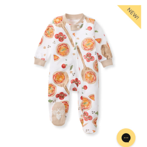 Brick Oven Pizza Organic Cotton Sleep & Play
