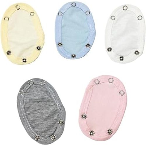 Baby Romper Extender Utility Length Extension Diaper Reusable Skin-Friendly One-Piece Soft Extender 5Pcs/Set Baby Suits For Boys 6-9 Months Baby Suits For Girls 12-14 Baby Suits For Boys Baby
