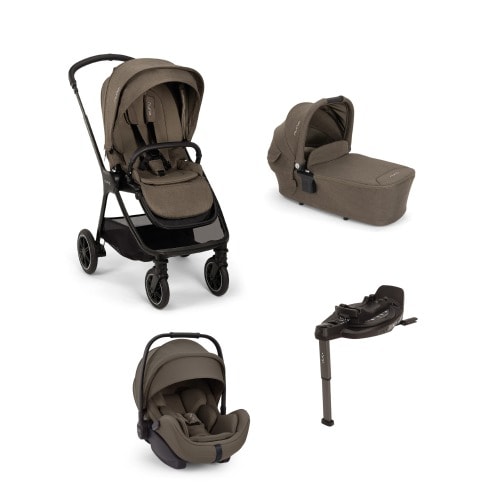 Nuna Triv Next Pushchair Bundle with Arra Flex Car Seat & Base - Pistachio