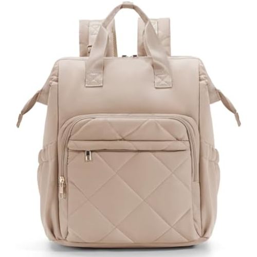 CEI-CEI Diaper Bag Backpack Puffer Baby Bag for Girl Boy with Insulated Pockets Water-resistant Travel Diaper Backpack for Mom Dad with Changing Pad and Stroller Straps