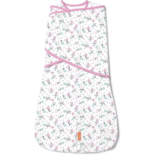 Ingenuity by SwaddleMe Arms Free Convertible Swaddle, Size Large, for Ages 3-6 Months, 14-18 Pounds, Up to 30 Inches Long, 1-Pack Baby Swaddle Wrap - Freshly Picked
