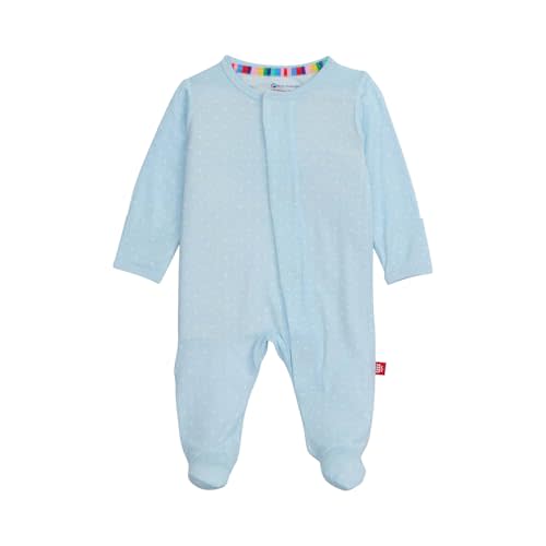 Magnetic Me Boys Modal Magnetic Baby Footie Pajamas | Silky Soft Modal Fabric | Baby Sleepers Available in Sizes PRE - 24M