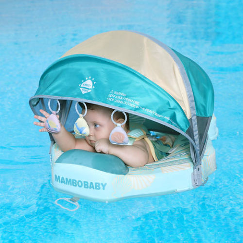 Mambobaby Float with Canopy and Tail Seashell | Mambobaby float