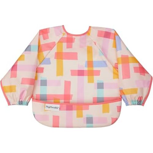 Tiny Twinkle Long Sleeve Bib for Babies & Toddlers | Waterproof Smock Bib for Eating | Machine Washable & Mess-Proof Feeding Essentials | Newborn Shower Gift (Playful, 6–24 Months)