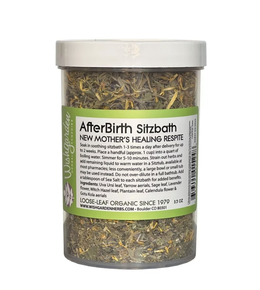 AfterBirth Sitzbath - New Mother's Healing Respite - 3.5 oz