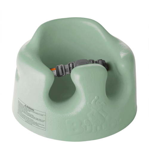 Bumbo Baby Infant Soft Foam Floor Seat with Adjustable Harness, Hemlock