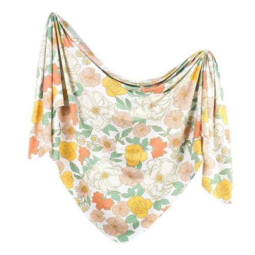 Copper Pearl Baby Swaddle Blanket - Premium Knit Baby Blanket, Large Soft Stretchy Receiving Blankets for Baby Boy and Girl, Swaddles for Newborn, Infant, and Toddler (Rose)