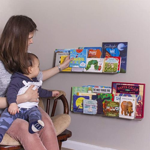 Acrylic Shelf 36 Inch (2Pack) - Acrylic Bookshelf for Toys & Books - Spice Rack & Floating Display - Acrylic Floating Shelves for Makeup & Cosmetic Product - Clear Acrylic Shelf for Books & Magazines - 36 Inch Shelves