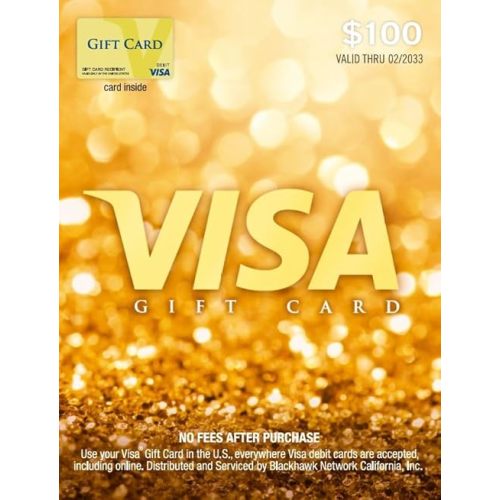 Visa $100 Gift Card (plus $5.95 Purchase Fee)