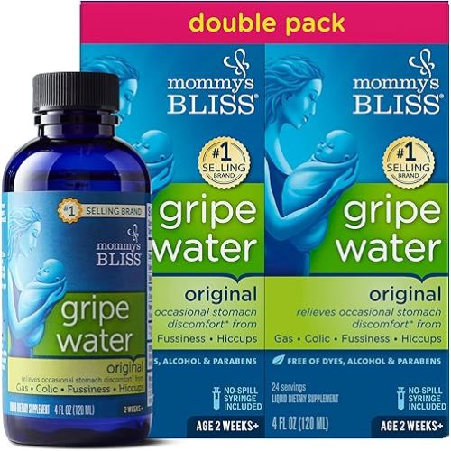 Mommy's Bliss Double Pack Gripe Water, 8 Ounce