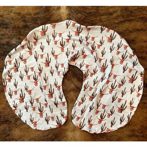 Highlander cactus baby boppy pillow cover