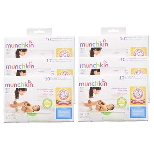 Munchkin Arm & Hammer Disposable Changing Pad - 60 Pack