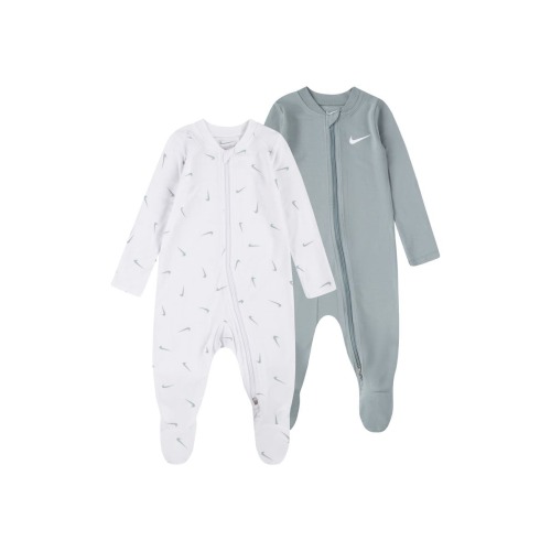 Essential 2-Pack Zip Footies, 0-3M