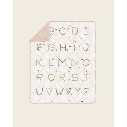 Alphabet Garden Baby Quilt