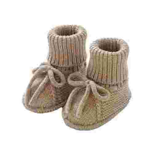 Otqutp Birthday Footwear for Toddler Girls Baby Booties Sock Shoes Hand Knitting Crochet Boy and Girl Cozy Shoes for 0 to 12 Months